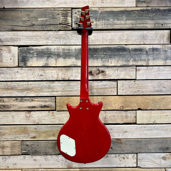 Vintage VHE100 Electric Guitar (Pre-Owned) - Birds Eye Cherry Sunburst - Image 4