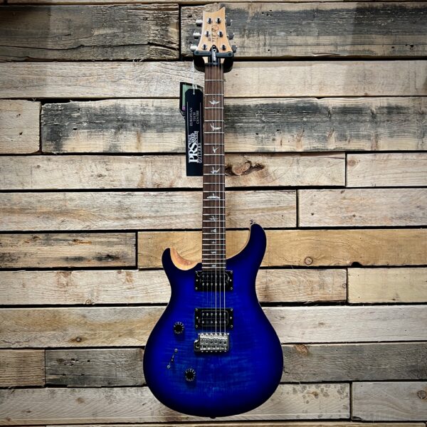 PRS SE Custom 24 Left Handed Electric Guitar - Faded Blue Burst