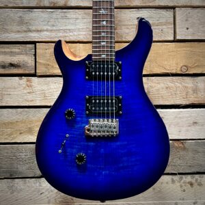 PRS SE Custom 24 Left Handed Electric Guitar - Faded Blue Burst - Body