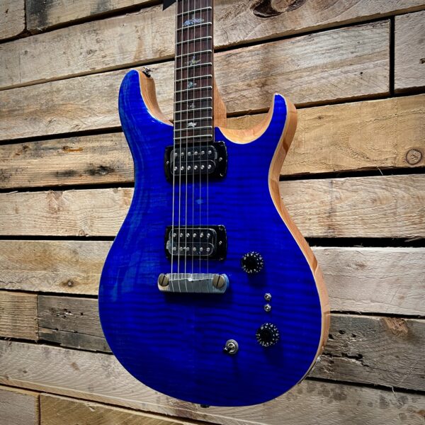 PRS SE Paul's Guitar - Faded Blue - Angle 2