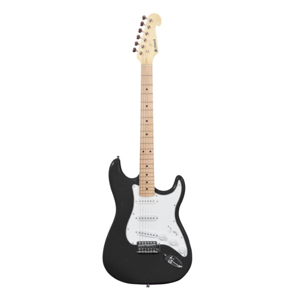 Chord CAL63 Electric Guitar - Black with Maple Fretboard
