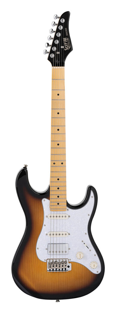 Levinson Sceptre Ventana Deluxe SV2 Electric Guitar – 2 Tone Sunburst - Full
