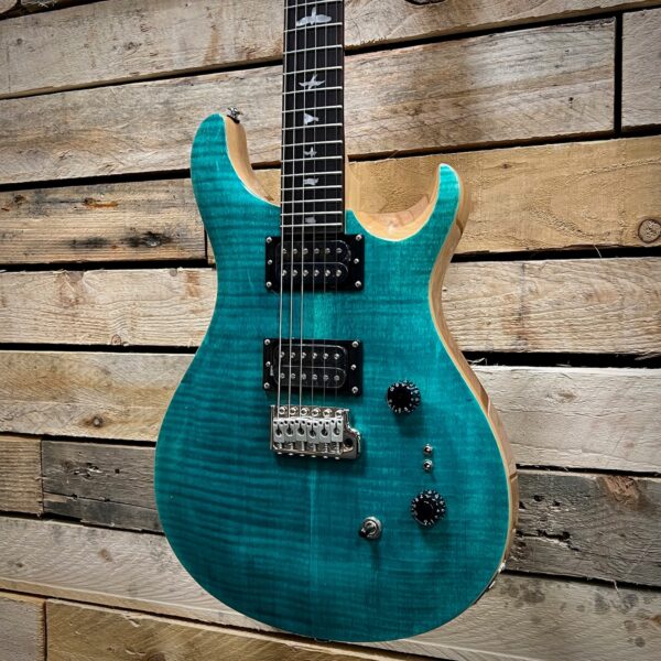 PRS SE Custom 24-08 Electric Guitar - Turquoise - Angle