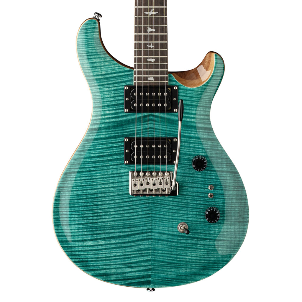 PRS SE Custom 24-08 Electric Guitar - Turquoise - Body Promo