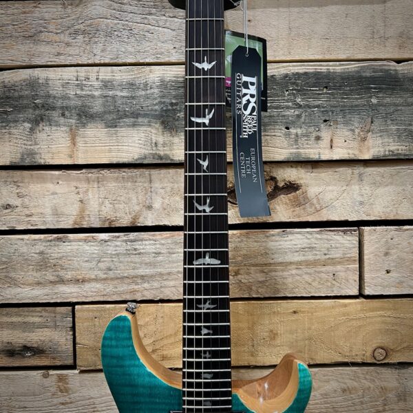 PRS SE Custom 24-08 Electric Guitar - Turquoise - Fretboard
