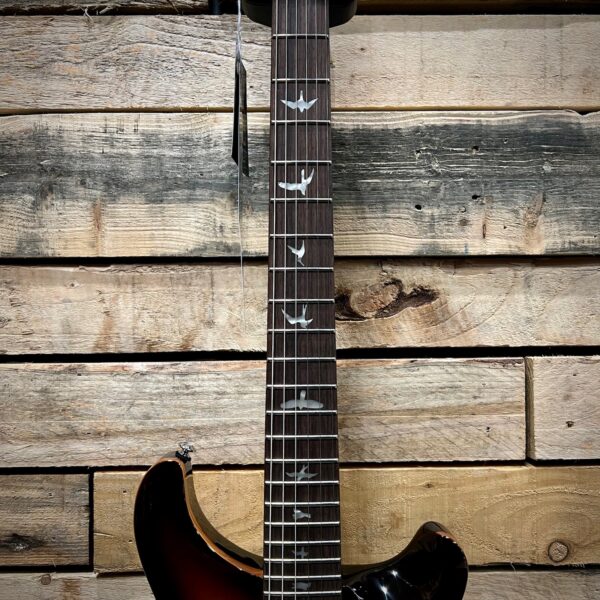 PRS SE DGT David Grissom Signature Electric Guitar - McCarty Tobacco Sunburst - Fretboard
