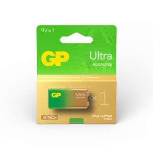 GP Ultra 9V Alkaline Battery - Box
