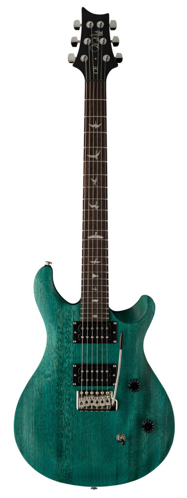 PRS SE CE 24 Standard Satin Electric Guitar - Turquoise - Full