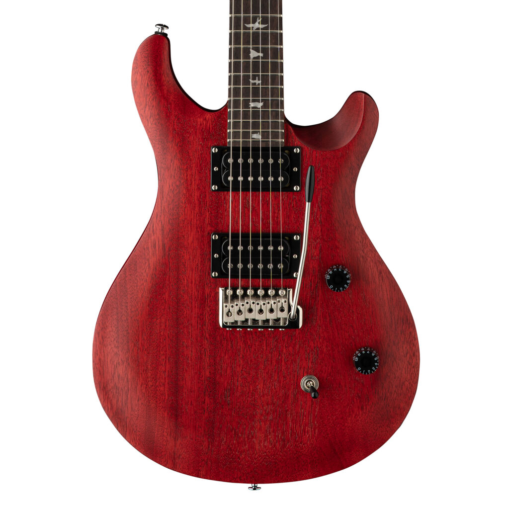 PRS SE CE 24 Standard Satin Electric Guitar - Vintage Cherry - Body