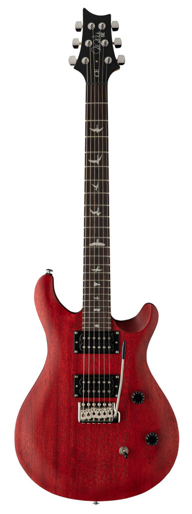 PRS SE CE 24 Standard Satin Electric Guitar - Vintage Cherry - Full