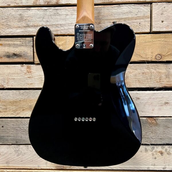 Levinson Sceptre Arlington Standard SA1 Electric Guitar - Black - Body Back