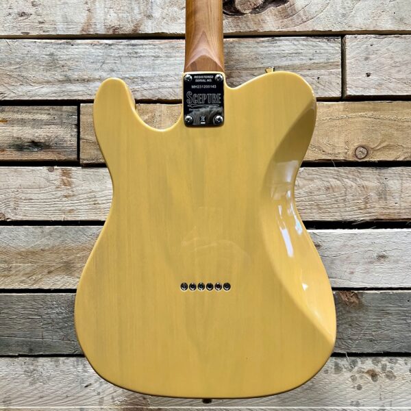 Levinson Sceptre Arlington Standard SA1 Electric Guitar - Blonde - Body Back