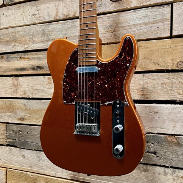 Levinson Sceptre Arlington Standard SA1 Electric Guitar - Metallic Sienna Copper - Angle 2