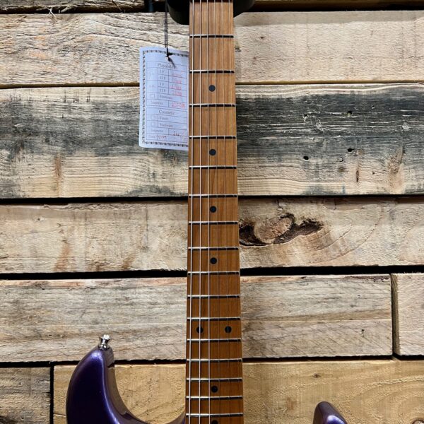 Levinson Sceptre Ventana Standard SV1 Electric Guitar - Metallic Purple - Fretboard