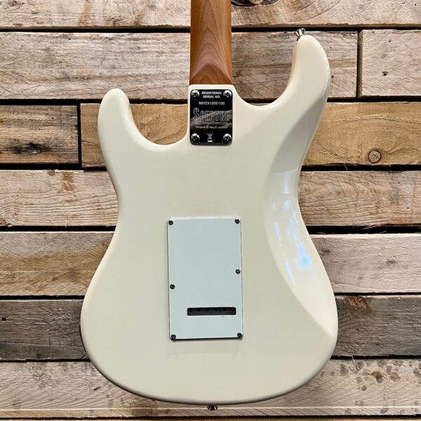 Levinson Sceptre Ventana Standard SV1 Electric Guitar - Olympic White - Body Back