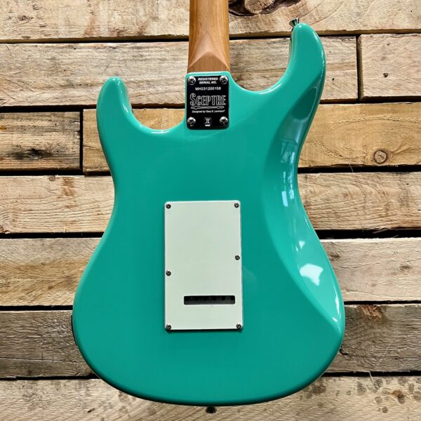 Levinson Sceptre Ventana Standard SV1 Electric Guitar - Sea Foam Green - Body Back