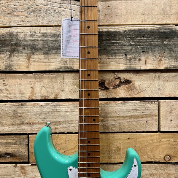Levinson Sceptre Ventana Standard SV1 Electric Guitar - Sea Foam Green - Fretboard
