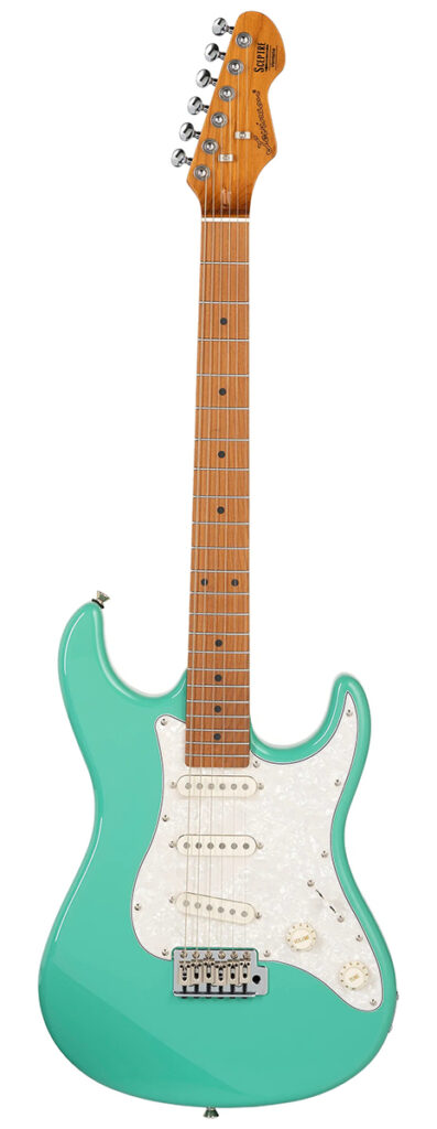 Levinson Sceptre Ventana Standard SV1 Electric Guitar - Sea Foam Green - Full