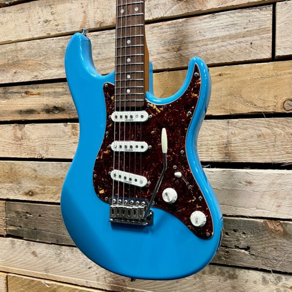 Levinson Sceptre Ventana Standard SV1 Electric Guitar - Sonic Blue - Angle 2