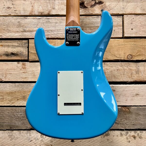 Levinson Sceptre Ventana Standard SV1 Electric Guitar - Sonic Blue - Body Back