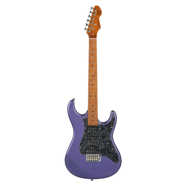 Levinson Sceptre Ventana Standard SV1 Electric Guitar – Metallic Purple - Front