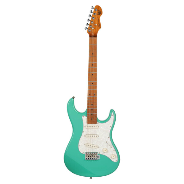 Levinson Sceptre Ventana Standard SV1 Electric Guitar – Sea Foam Green - Front