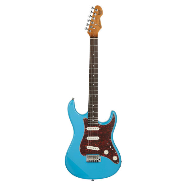 Levinson Sceptre Ventana Standard SV1 Electric Guitar – Sonic Blue - Front