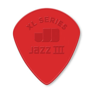 Dunlop Nylon Jazz III XL Red Guitar Plectrum - 1.14mm