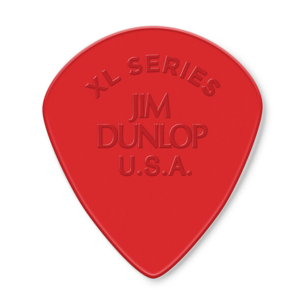 Dunlop Nylon Jazz III XL Red Guitar Plectrum - 1.14mm - Back