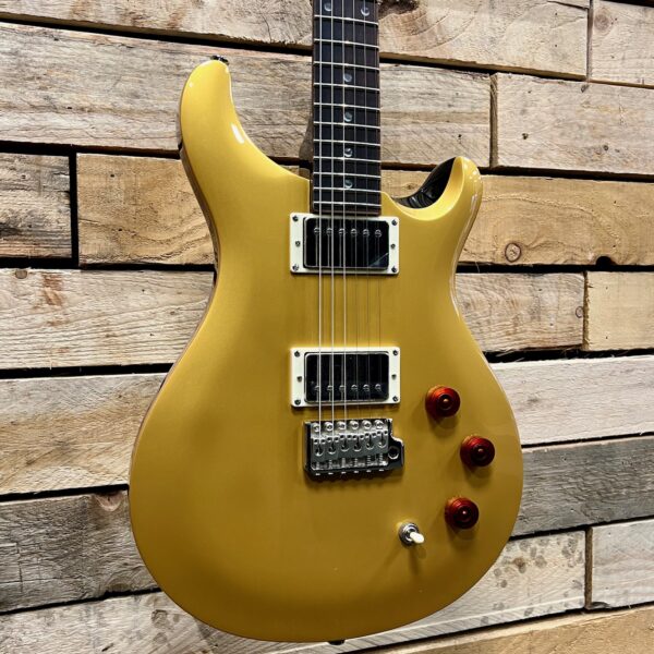 PRS SE DGT David Grissom Signature Electric Guitar - Gold Top (Serial #F093927) - Angle 1