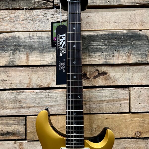 PRS SE DGT David Grissom Signature Electric Guitar - Gold Top (Serial #F093927) - Fretboard