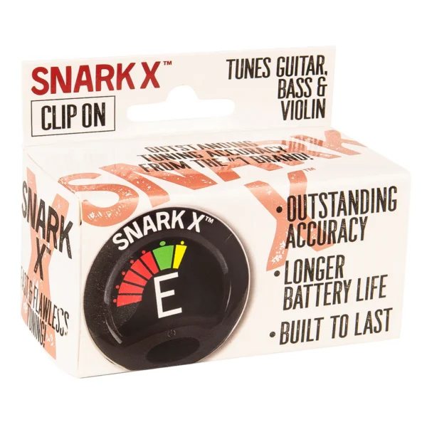 Snark X Clip-on Guitar, Bass & Violin Tuner - Box