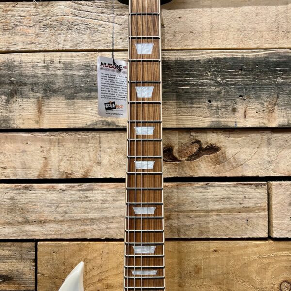 Vintage VS6 ReIssued Electric Guitar - Arctic White - Fretboard