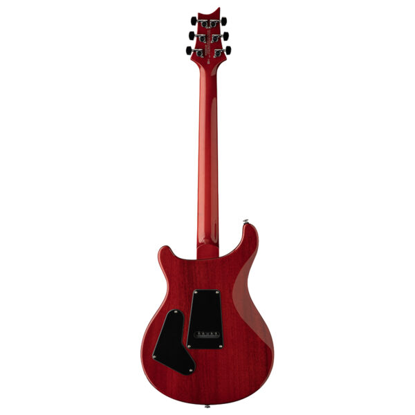 PRS SE Custom 24-08 Quilt Electric Guitar - Charcoal Cherry Burst - Back