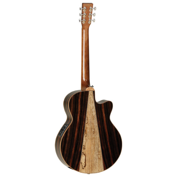 Tanglewood TWJ SFCE LH Java Series Cutaway Left-Handed Electro-Acoustic Guitar - Back