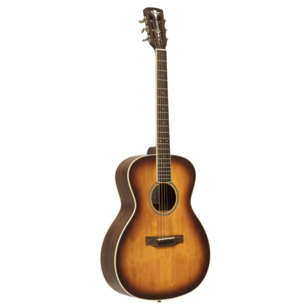 Crafter MIND T-ALPE VTG Orchestra Cutaway Electro-Acoustic Guitar - Angle