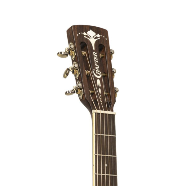 Crafter MIND T-ALPE VTG Orchestra Cutaway Electro-Acoustic Guitar - Headstock
