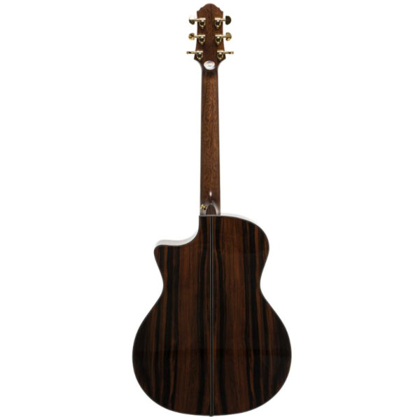 Crafter STG G28CE PRO Grand Auditorium Cutaway Electro-Acoustic Guitar - Back