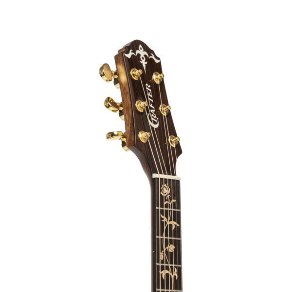 Crafter STG G28CE PRO Grand Auditorium Cutaway Electro-Acoustic Guitar - Headstock