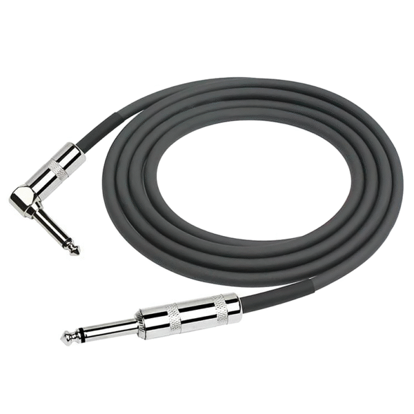 Kirlin Deluxe Right-Angled Guitar Lead - 20ft/6m - Cable