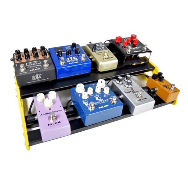 NuX Bumblebee Pedalboard with Bag & Accessories - Medium - Pedals