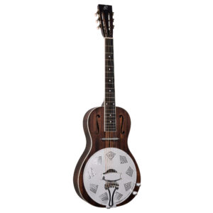 Ortega Americana Series Resonator Guitar - Distressed Satin Whiskey Burst