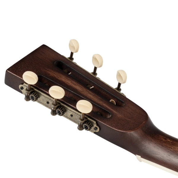 Ortega Americana Series Resonator Guitar - Distressed Satin Whiskey Burst - Machine Heads