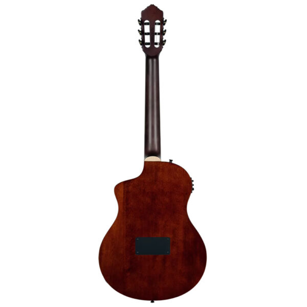 Ortega Tour Player Series Electro-Acoustic Classical Guitar - Acacia Burst - Back