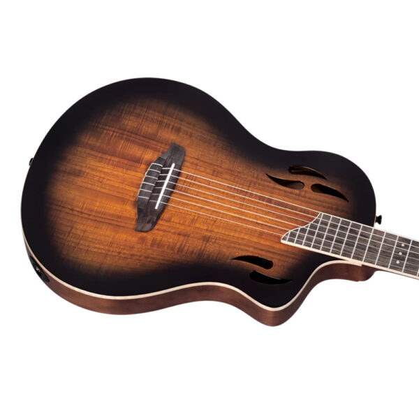 Ortega Tour Player Series Electro-Acoustic Classical Guitar - Acacia Burst - Body