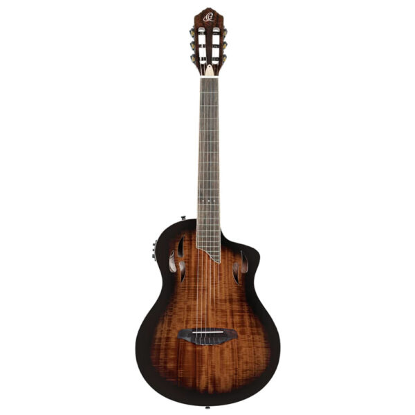 Ortega Tour Player Series Electro-Acoustic Classical Guitar - Acacia Burst - Front