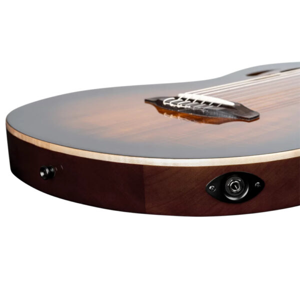 Ortega Tour Player Series Electro-Acoustic Classical Guitar - Acacia Burst - Jack Socket