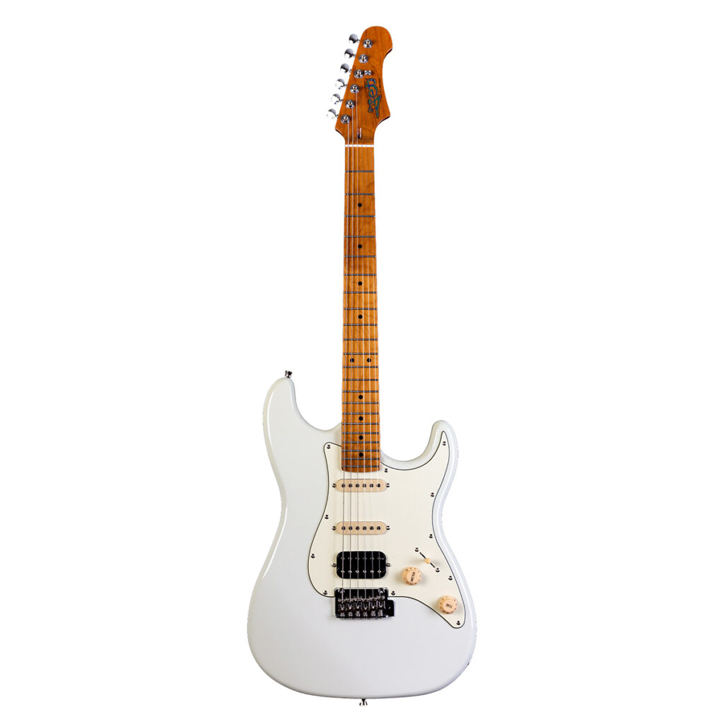 JET JS-400 Electric Guitar - White - Front