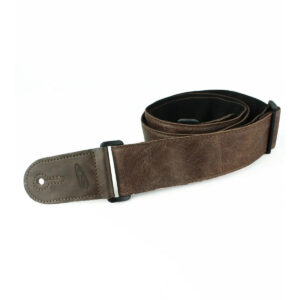 Leathergraft 2" Adjustable Leather Guitar Strap - Brown