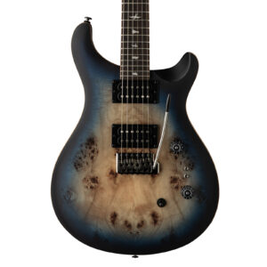 PRS SE Custom 24-08 Poplar Burl Limited Edition Electric Guitar - Laked Blue Midnight Burst - Body